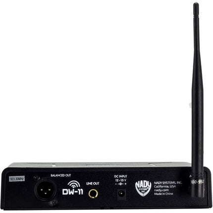 Nady DW-11 HT Micrófono Inalámbrico Digital UHF 900 MHz Alcance 300 ft