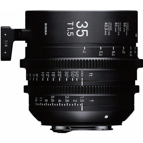 Sigma 35mm T1.5 FF Objetivo Prime de Alta Velocidad Montura EF con Anillas de Control