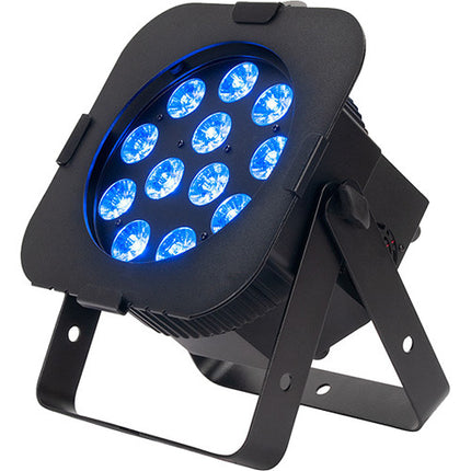 ADJ 12PX HEX LED Par Luz RGBAW+UV 12W 30° Negro con Gel Frame