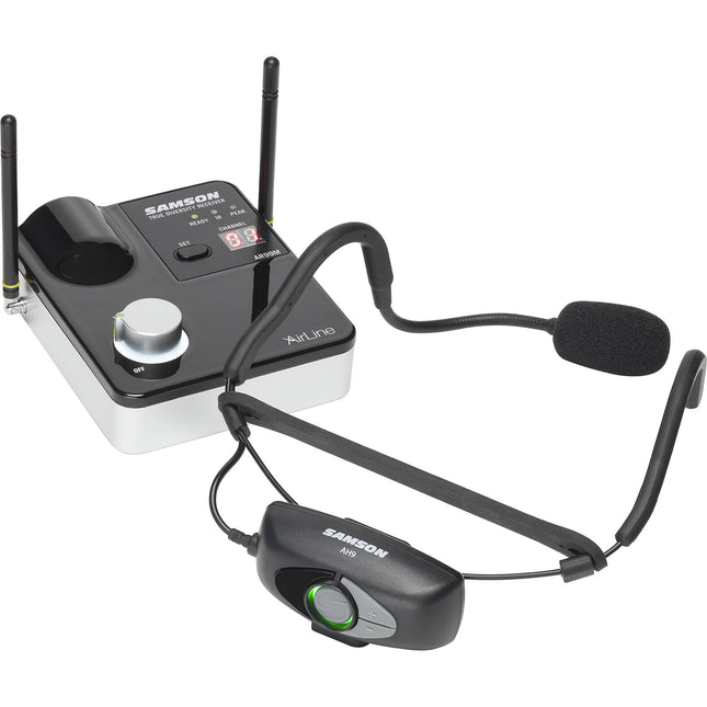 Samson AirLine 99m AH9 Sistema Inalámbrico UHF Auricular Fitness 100 Canales 24 MHz