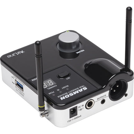 Samson AirLine 99m AH9 Sistema Inalámbrico UHF Auricular Fitness 100 Canales 24 MHz