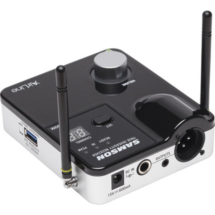 Samson AirLine 99m AH9 Sistema Inalámbrico UHF Auricular Fitness 100 Canales 24 MHz Banda