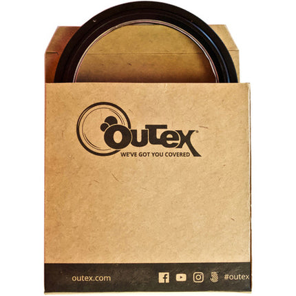 Outex Front Glass para Cámara Submarina Tapa 77mm 10m Profundidad Anillo O