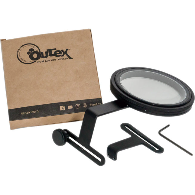 Outex cubierta trasera vidrio cámara submarina 86mm anillo O sellado