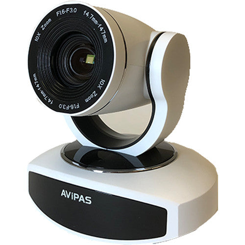AViPAS AV-1280 Cámara PTZ SDI PoE 1080p60 Zoom Óptico 10x Blanca