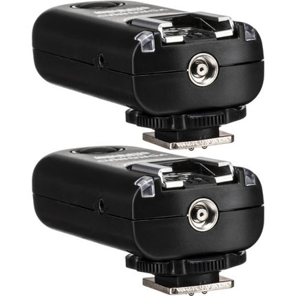 Yongnuo RF-603C II Kit Disparador Flash Inalámbrico para Canon 3-Pin 2.4 GHz 328' con Cable de Disparo