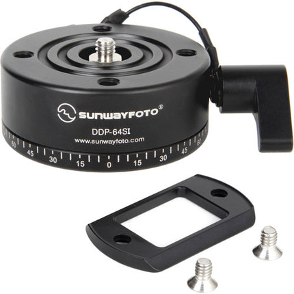 Sunwayfoto DDP-64SiX Rotador Indexado para Panorámicas 64mm 17.6lb