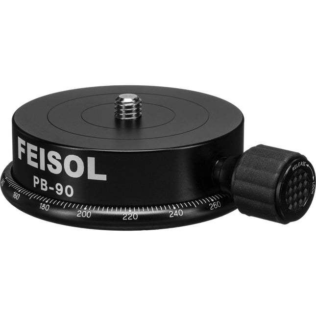 FEISOL PB-90 Base Giratoria en Aluminio Diámetro 90mm Precisión CNC