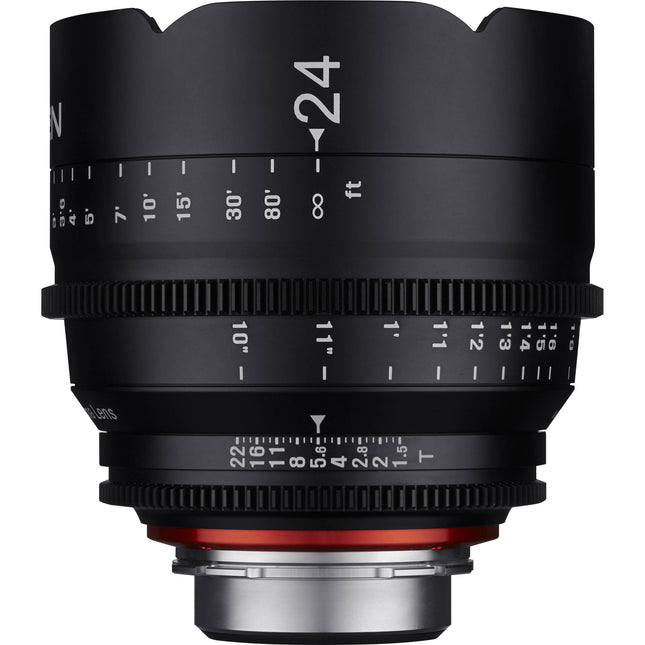 Rokinon Xeen 24mm T1.5 Objetivo para Montura PL Sensor Full Frame