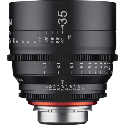 Rokinon Xeen 35mm T1.5 Lente para Montura PL Full-Frame 200° Enfoque