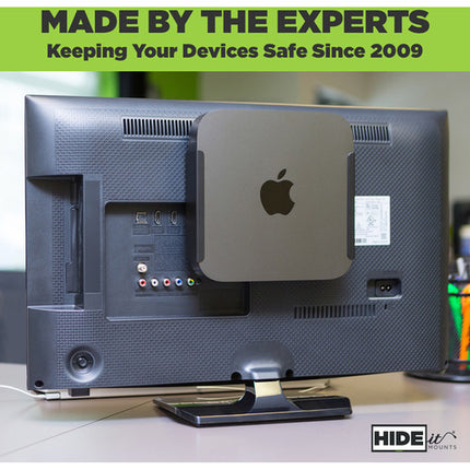 HIDEit Mounts MiniU Soporte de Pared para Apple Mac mini Negro VESA