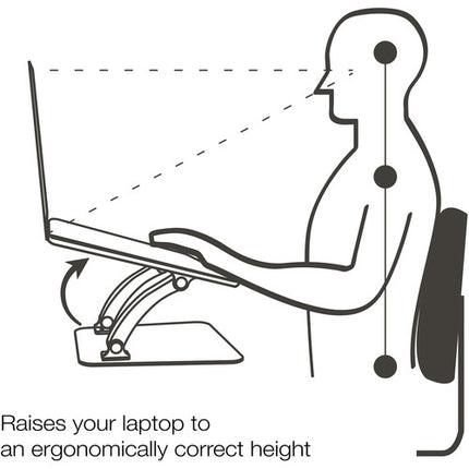 SIIG Soporte Ajustable de Aluminio para Portátiles 10 a 17 Pulgadas Altura 3.2 a 11.8 Pulgadas