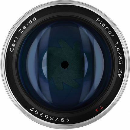 ZEISS Planar T* 85mm f/1.4 ZE Lente para Canon EF con Diafragma de 9 hojas