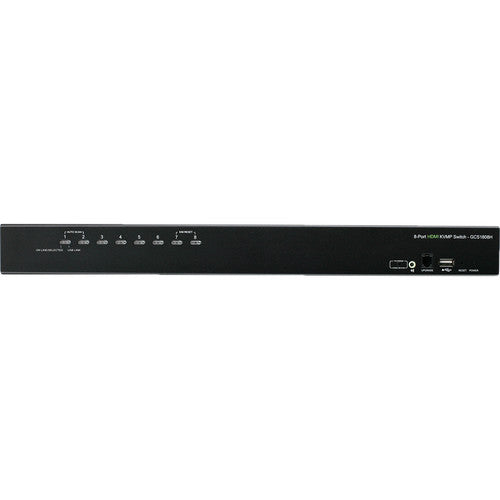 IOGEAR 8 Puertos USB HDMI Switch KVM con 8 Cables Resolución 1920x1200 Audio 2.1