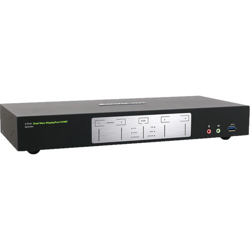 IOGEAR Switch KVMP DisplayPort 4 Puertos Resolución 4K USB 3.0 Hub
