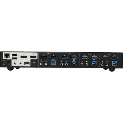 IOGEAR Switch KVMP DisplayPort 4 Puertos Resolución 4K USB 3.0 Hub