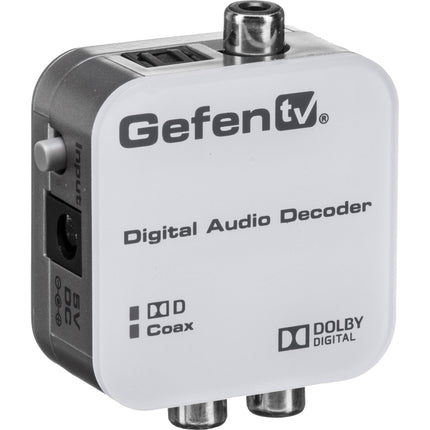 Gefen GTV-DD-2-AA Decoder de Audio Digital Entrada S/PDIF y TOSLINK