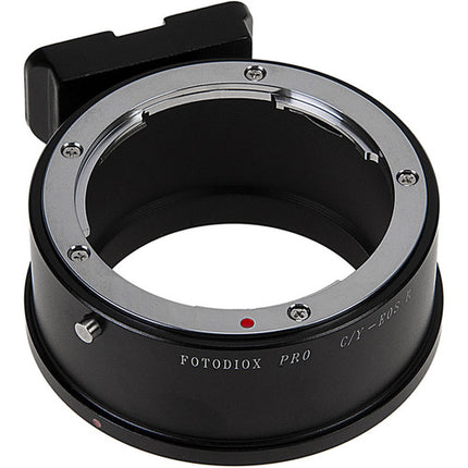 FotodioX Adaptador de Lente Contax Yashica a Canon RF con Montura de Latón y Soporte para Trípode