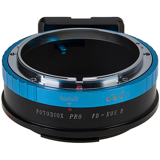 FotodioX Canon FD a Montura RF Adaptador Profesional con Montura de Trípode integrada y Ajuste Manual de Iris