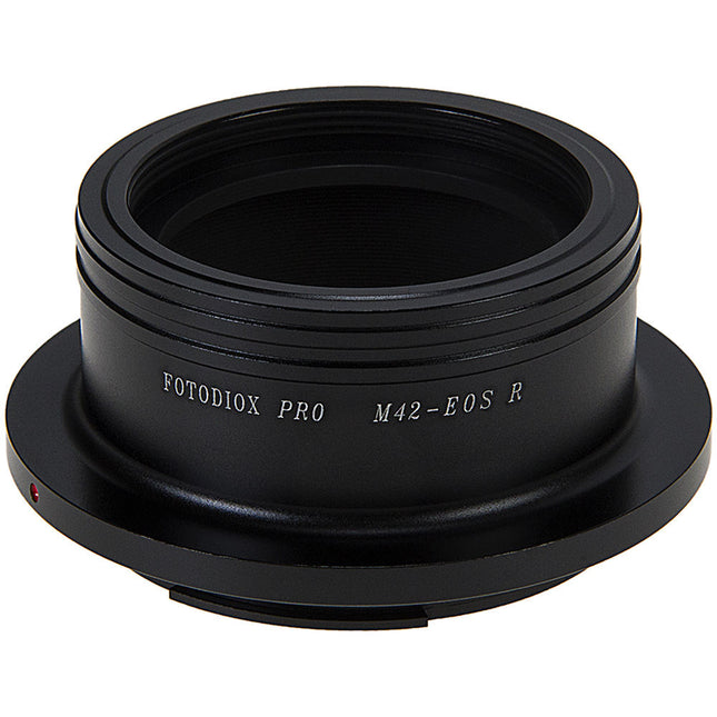 Adaptador FotodioX M42 a Montura Canon RF con Foco Infinito y Montura de Latón Cromado