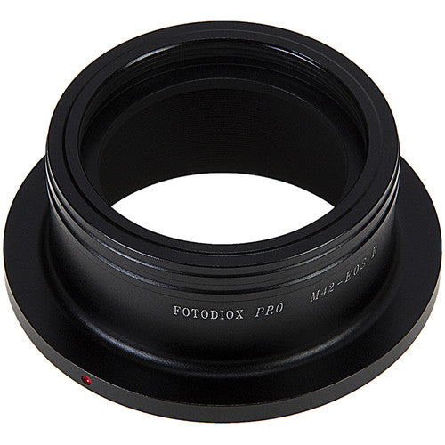 Adaptador FotodioX M42 a Montura Canon RF con Foco Infinito y Montura de Latón Cromado
