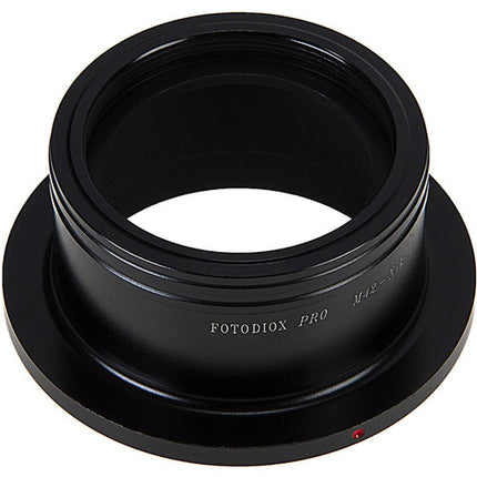FotodioX Adaptador de Lente M42 a Montura Nikon Z Con Enfoque Infinito y Montura de Latón Cromado