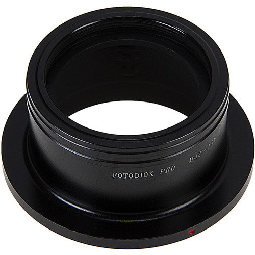 FotodioX Adaptador de Lente M42 a Montura Nikon Z Con Enfoque Infinito y Montura de Latón Cromado