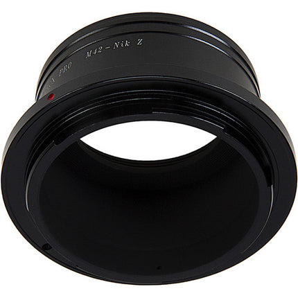 FotodioX Adaptador de Lente M42 a Montura Nikon Z Con Enfoque Infinito y Montura de Latón Cromado