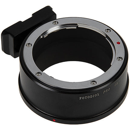 FotodioX Olympus OM Adaptador Profesional para Cámara Canon RF con Montura de Latón Cromado y Soporte para Trípode