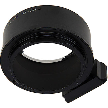 FotodioX Olympus OM Adaptador Profesional para Cámara Canon RF con Montura de Latón Cromado y Soporte para Trípode