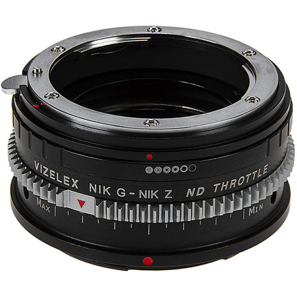 FotodioX Vizelex Adaptador Montura Lente Nikon G a Z con Filtro ND Variable