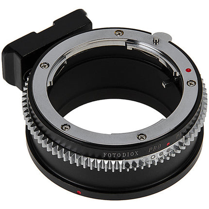 FotodioX Adaptador Profesional para Objetivo Pentax K a Canon RF con Montura de Latón y Anillo Iris Manual