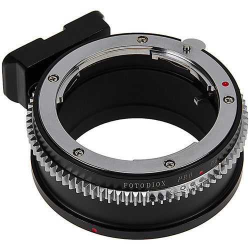 FotodioX Adaptador Profesional para Objetivo Pentax K a Canon RF con Montura de Latón y Anillo Iris Manual