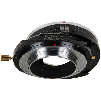 FotodioX Pro TLT ROKR Adaptador Tilt-Shift para Canon EF a FUJIFILM X Montura 20mm Shift 10° Tilt