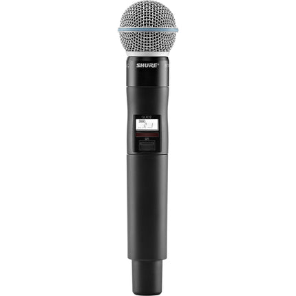 Shure QLXD2 B58A Micrófono Inalámbrico Digital 1760 Frecuencias 9 Horas Batería