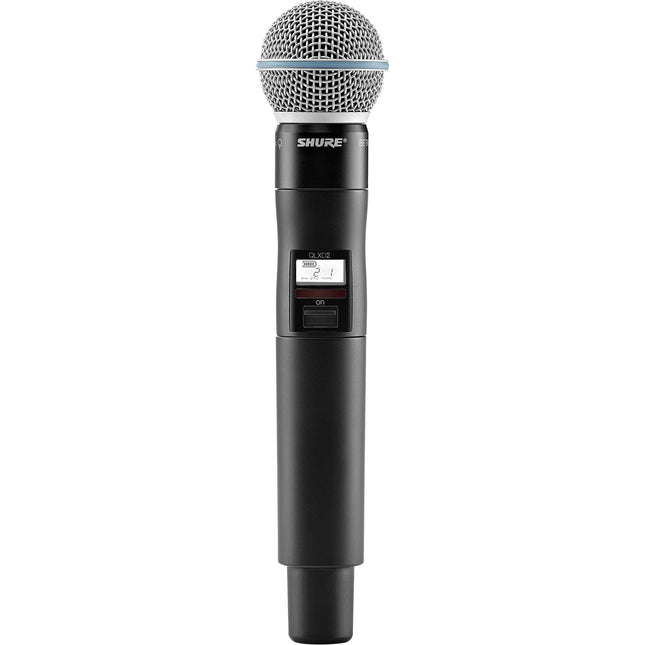 Shure QLXD2 B58A Micrófono Inalámbrico Digital 1760 Frecuencias 9 Horas Batería