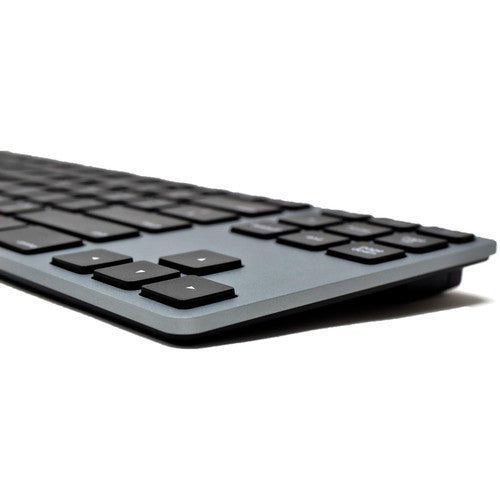 Matias Wired Aluminum Tenkeyless Teclado aluminio con dial volumen y hub USB