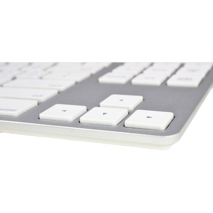 Matias Wired Aluminum Tenkeyless Teclado Alámbrico con Hub USB 2.0 y Control de Volumen