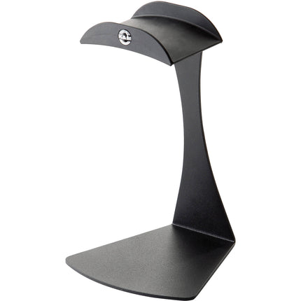 K&M Soporte de Escritorio para Auriculares Negro Altura 25 cm Antideslizante
