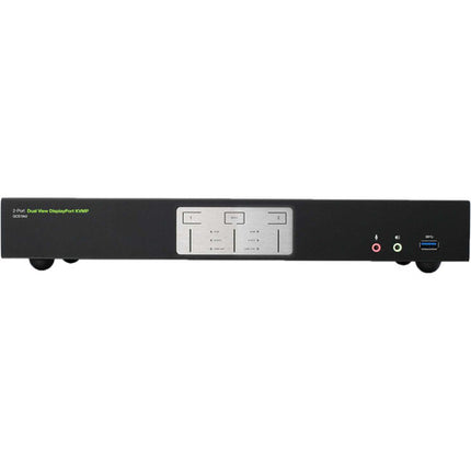 IOGEAR 2-Port KVMP Switch DisplayPort 4K 4096x2160 USB 3.0 Hub Audio