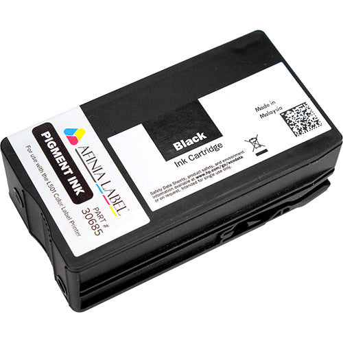 Cartucho de Tinta Pigmentada Negra Afinia L501 L502 78.4mL Resistente Agua UV Abrasión