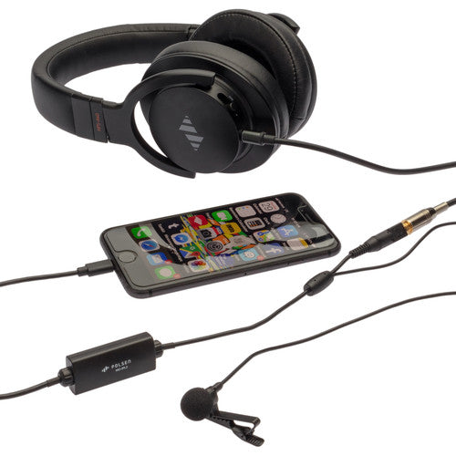 Micrófono Lavalier Polsen MO-IPL2 con Conector Lightning y Jack 3.5mm