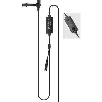 Micrófono Lavalier Polsen MO-IPL2 con Conector Lightning y Jack 3.5mm