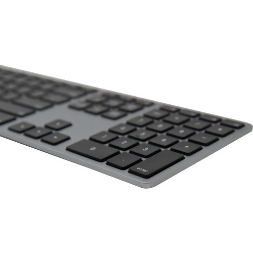 Matias Teclado Alámbrico de Aluminio para Mac con Dial de Volumen y Hub USB 2.0