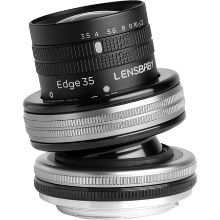 Lensbaby Composer Pro II con óptica Edge 35 para Nikon F F-Mount f3.5-f22 7 pulgadas enfoque mínimo