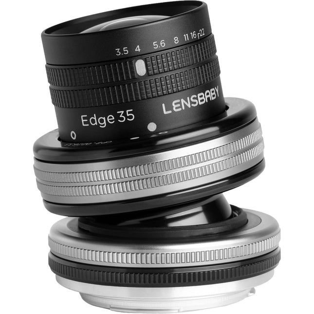 Lensbaby Composer Pro II con óptica Edge 35 para Nikon F F-Mount f3.5-f22 7 pulgadas enfoque mínimo