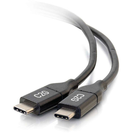C2G Cable USB 2.0 Tipo C a Tipo C 10 pies 5A carga y transferencia 480 Mb/s