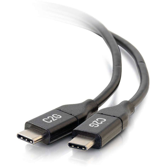 C2G Cable USB 2.0 Tipo C a Tipo C 10 pies 5A carga y transferencia 480 Mb/s