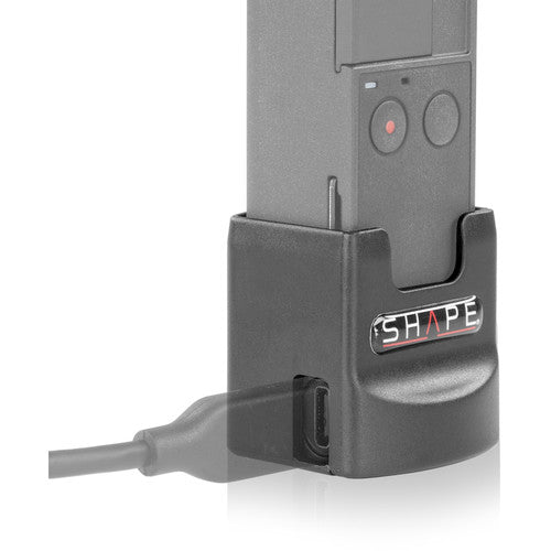 SHAPE Adaptador de Montaje 1/4"-20 y Puerto de Carga para Osmo Pocket con 2 Puertos USB-C