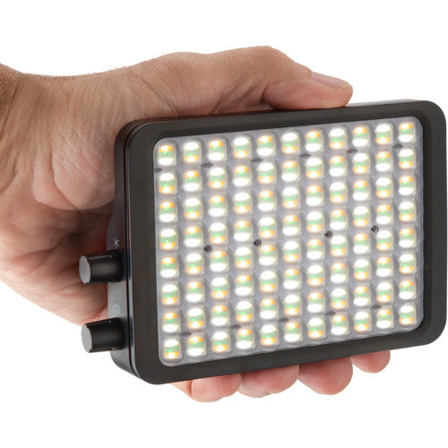 Luxli Viola² Panel LED RGB para cámara 5" 700 Lux CRI 95 con batería y cargador